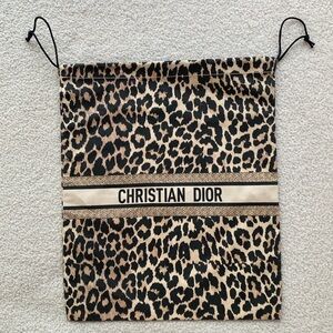 Dior Mitzah Edition Leopard Pouch